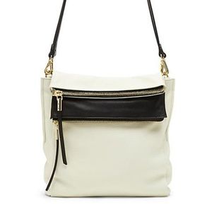 White Leather Convertible Backpack